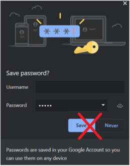 Browser Save Password Prompt